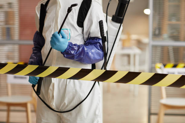 Professional Biohazard Cleanup technician working in Christiansburg, VA